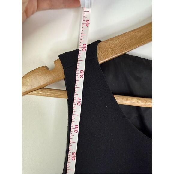 Vintage Shani Black Business Career Dress Modest‎ USA Made Size 6 - Picture 5 of 7